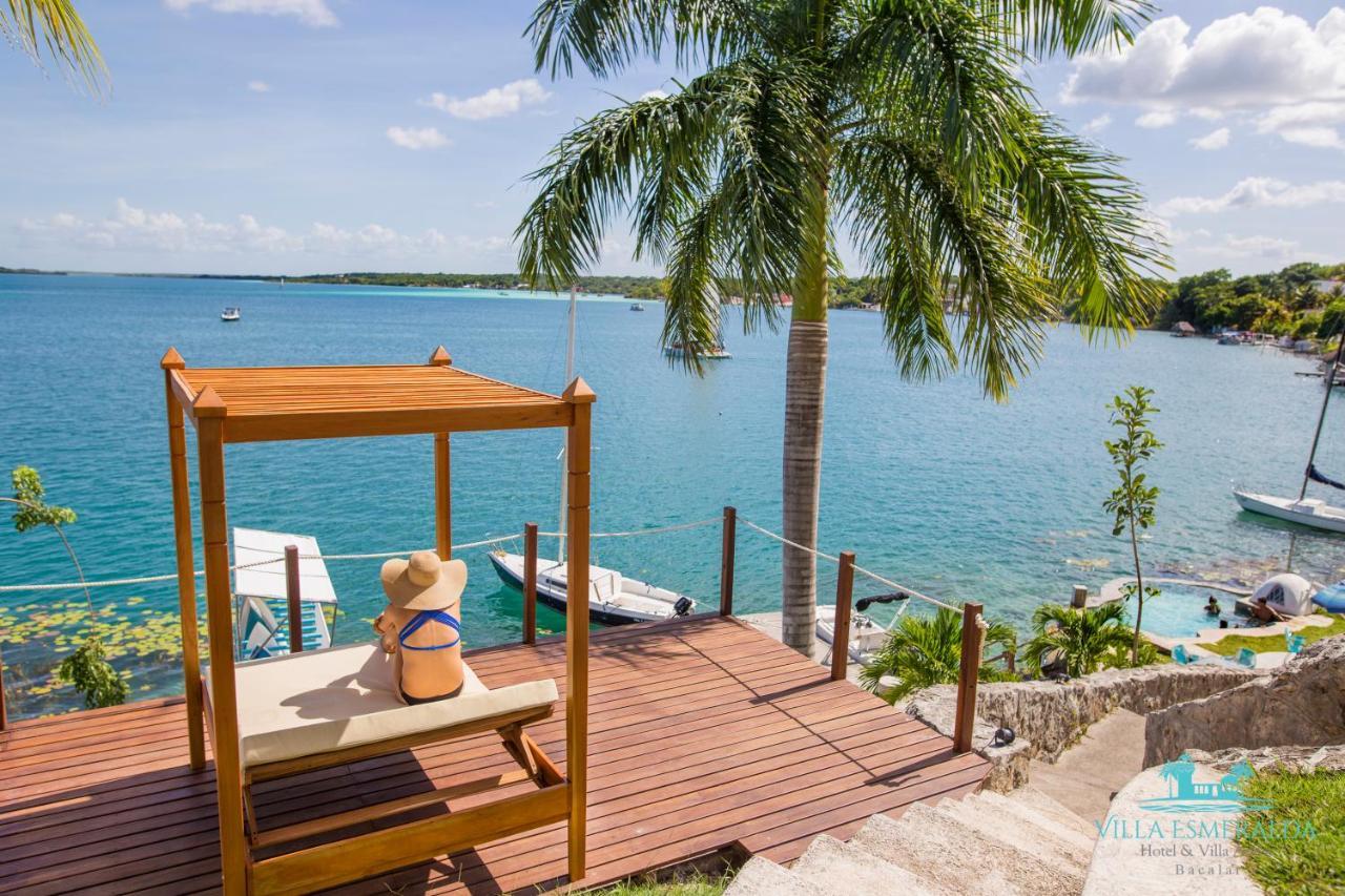 Hotel Villa Esmeralda Bacalar Exteriör bild