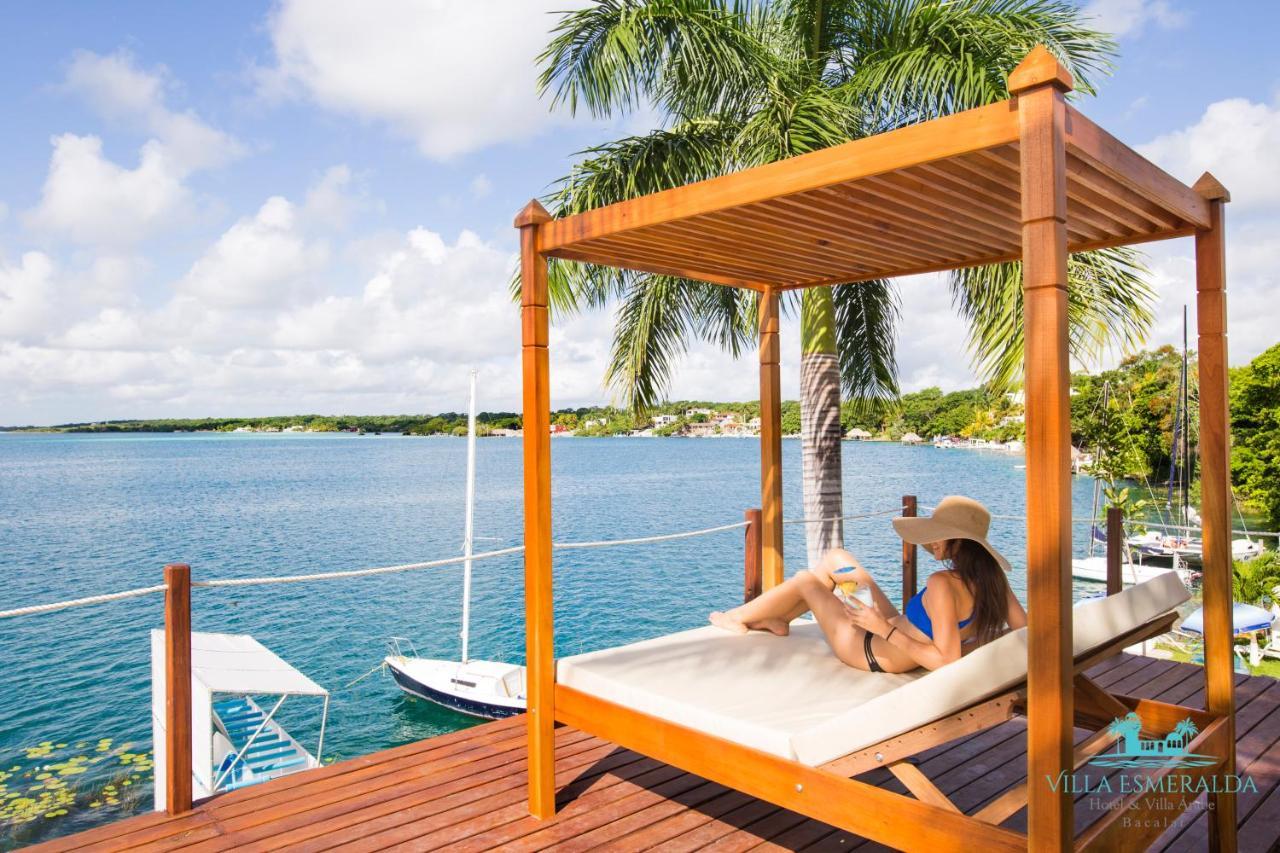 Hotel Villa Esmeralda Bacalar Exteriör bild