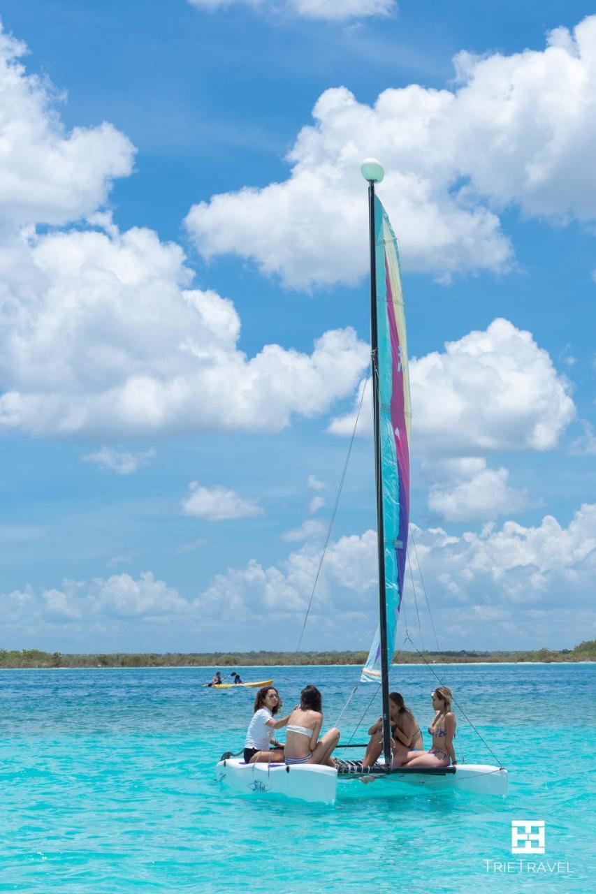 Hotel Villa Esmeralda Bacalar Exteriör bild