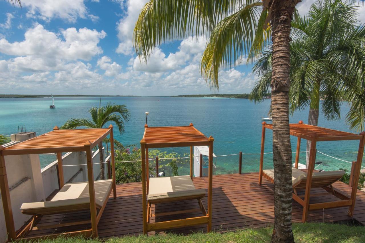 Hotel Villa Esmeralda Bacalar Exteriör bild