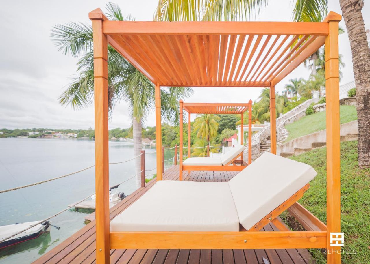Hotel Villa Esmeralda Bacalar Exteriör bild